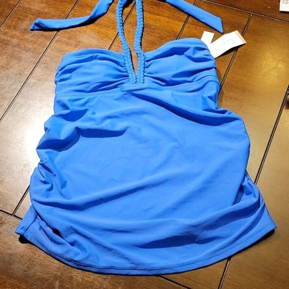 Blue Maternity Swimwear Tankini Sz S